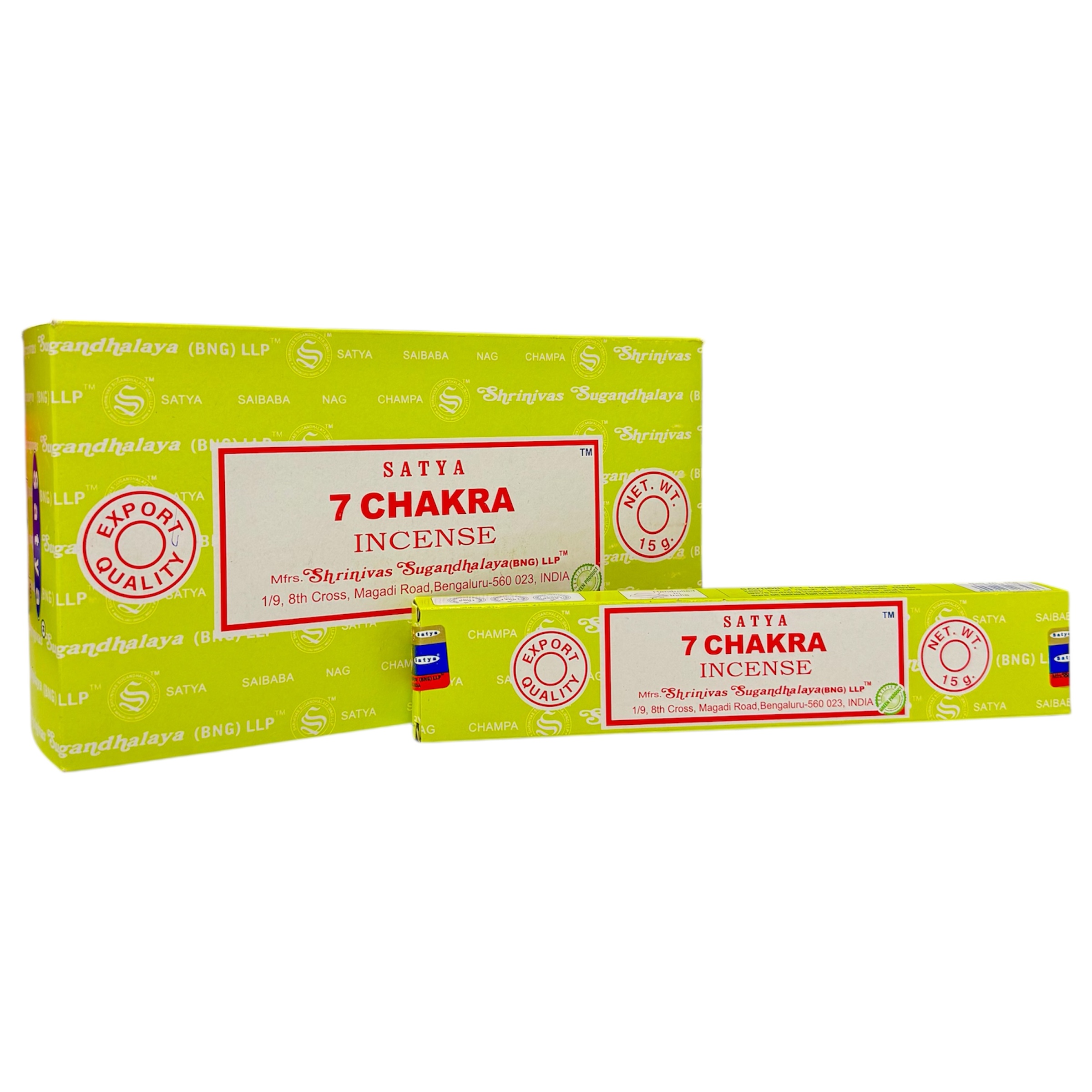 Satya 7 Chakra 15g Incense